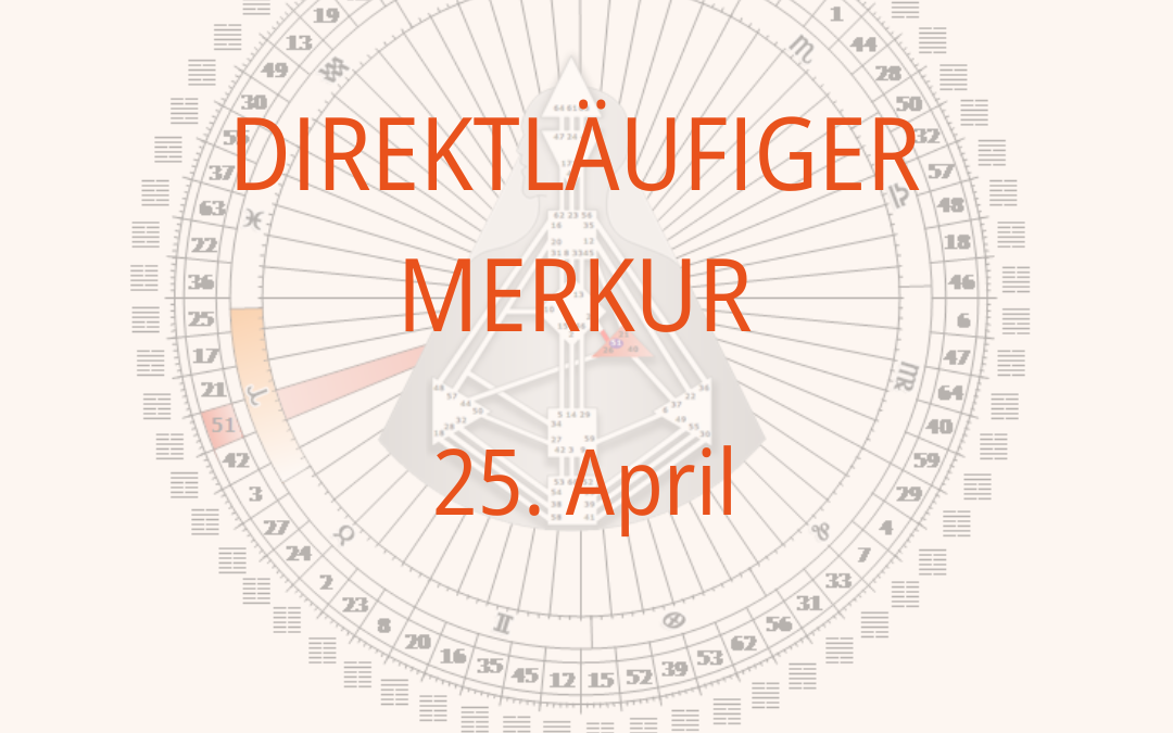 25. April 2024 – Merkur wieder direktläufig